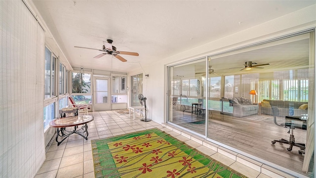 22201 Olean Blvd, Port Charlotte, FL 33952 - sunroom with ceiling fan