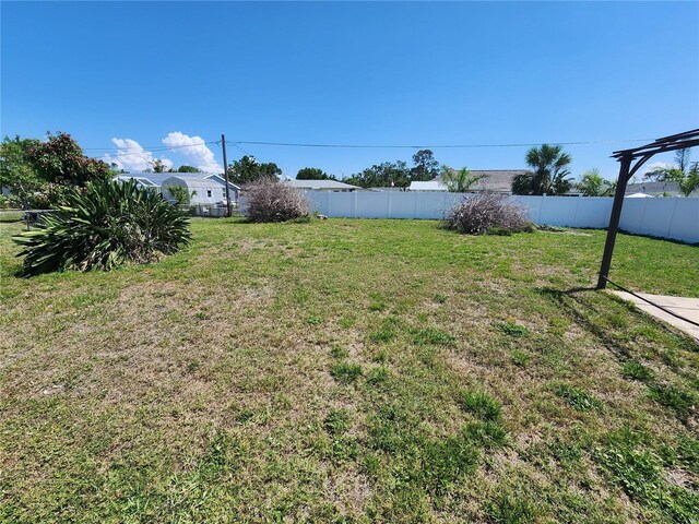 22201 Olean Blvd, Port Charlotte, FL 33952 - view of yard featuring a fenced backyard