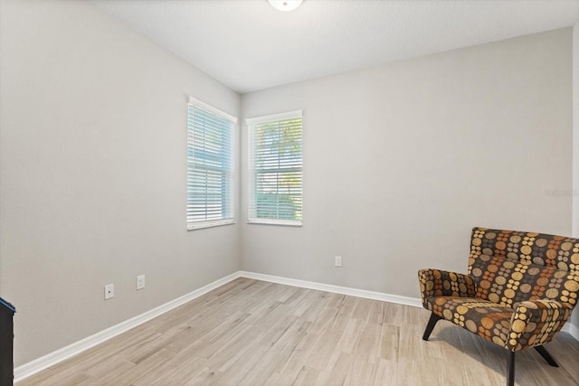 5998 Amberly Dr, Bradenton, FL 34208 - sitting room featuring light wood finished floors and baseboards