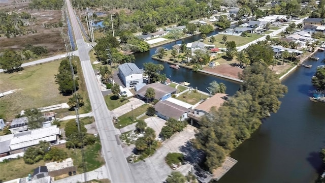 14914 Old Dixie Hwy, Hudson, FL 34667 - bird's eye view with a water view and a residential view