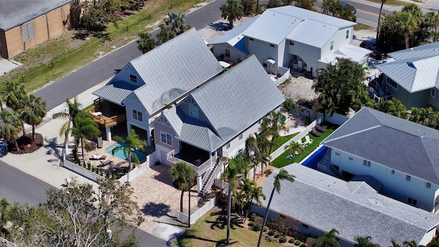 birds eye view of property featuring a residential view