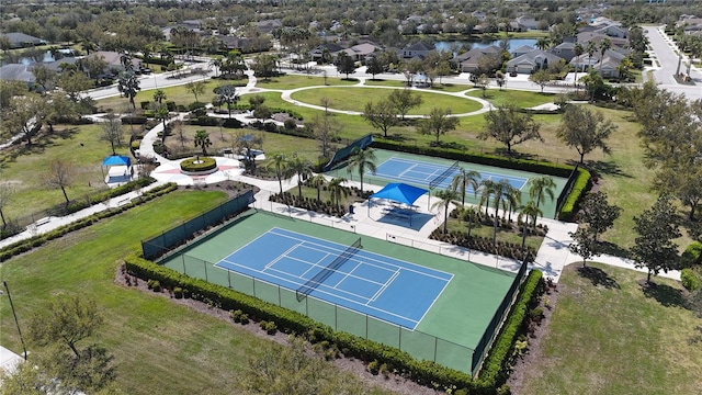 bird's eye view featuring a residential view