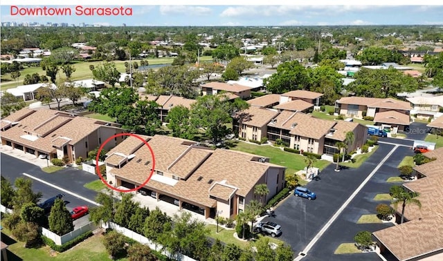 2347 Beneva Ter Unit 2251, Sarasota, FL 34232 - aerial view with a residential view