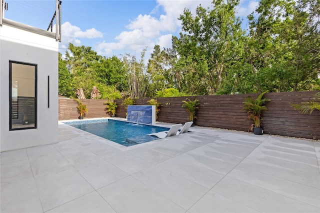 1716 9th St, Sarasota, FL 34236 - view of pool featuring a patio, a fenced backyard, and a fenced in pool