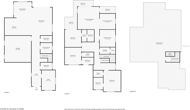 1716 9th St, Sarasota, FL 34236 - plan