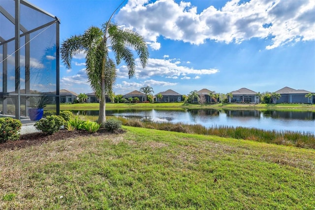 water view with a residential view