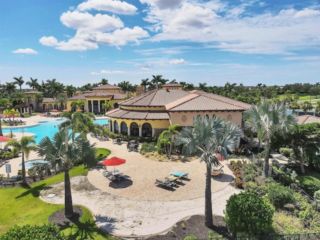 community pool featuring a patio