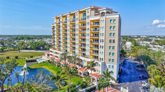 view of property featuring a water view