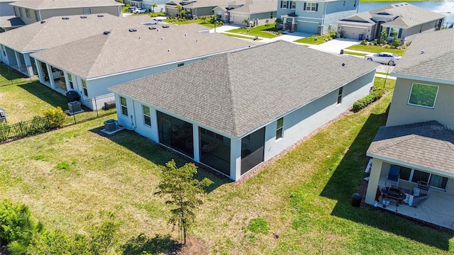 aerial view featuring a residential view