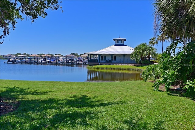 property view of water