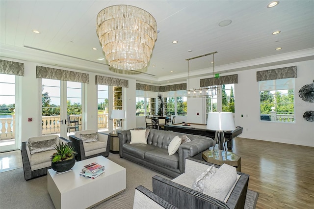 8348 Catamaran Cir, Lakewood Ranch, FL 34202 - sunroom / solarium with plenty of natural light, billiards, and french doors