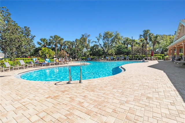 community pool featuring a patio