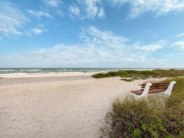 water view featuring a view of the beach