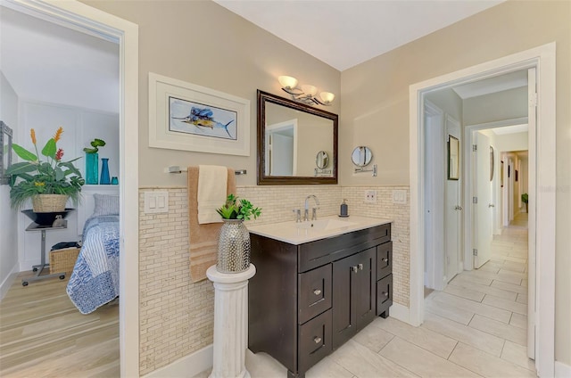 ensuite bathroom with vanity and ensuite bathroom