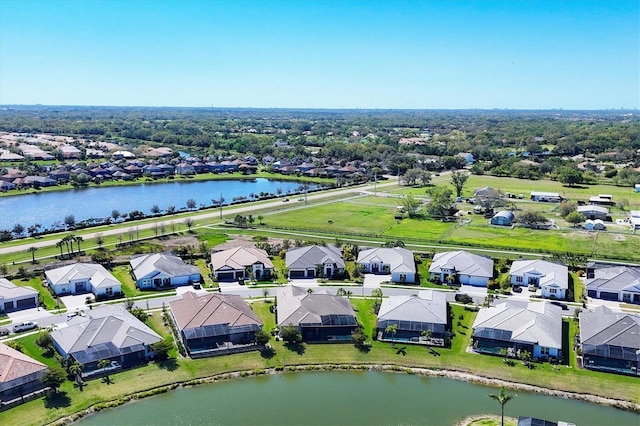 4629 Antrim Dr, Sarasota, FL 34240 - aerial view featuring a residential view and a water view