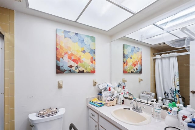 2678 Rock Creek Dr, Port Charlotte, FL 33948 - bathroom with vanity and a shower with curtain