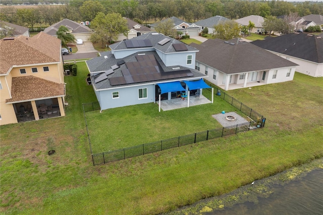 drone / aerial view featuring a residential view