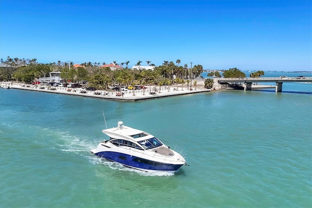 810 Siesta Dr, Sarasota, FL 34242 - dock area with a water view