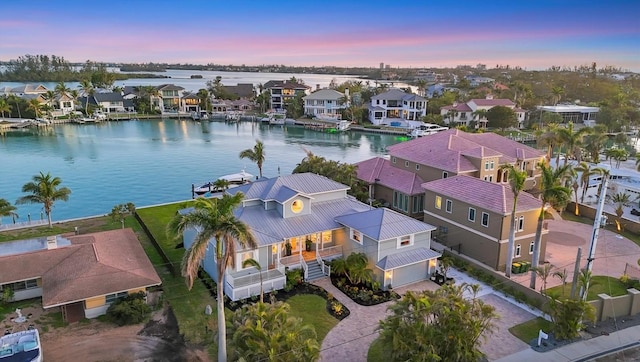 810 Siesta Dr, Sarasota, FL 34242 - aerial perspective of suburban area featuring a nearby body of water