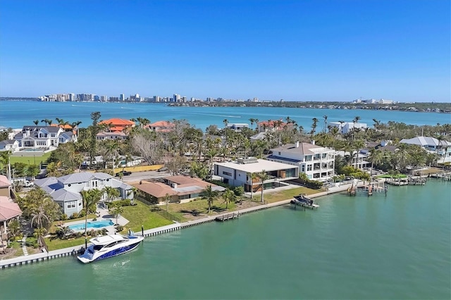 810 Siesta Dr, Sarasota, FL 34242 - drone / aerial view of a large body of water