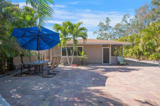 view of patio / terrace with outdoor dining space