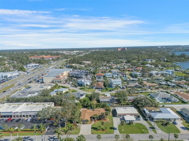 drone / aerial view featuring a residential view