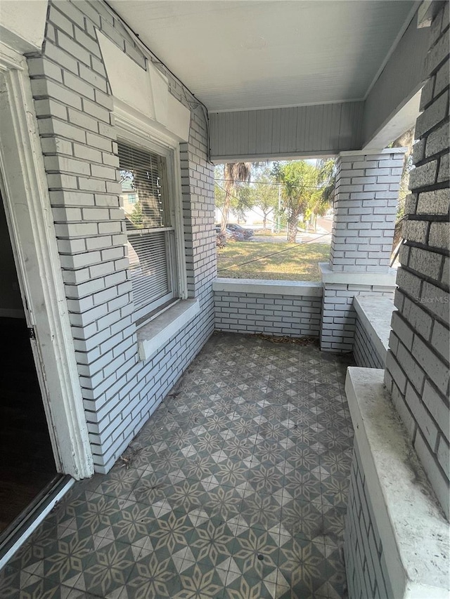 view of patio / terrace featuring covered porch