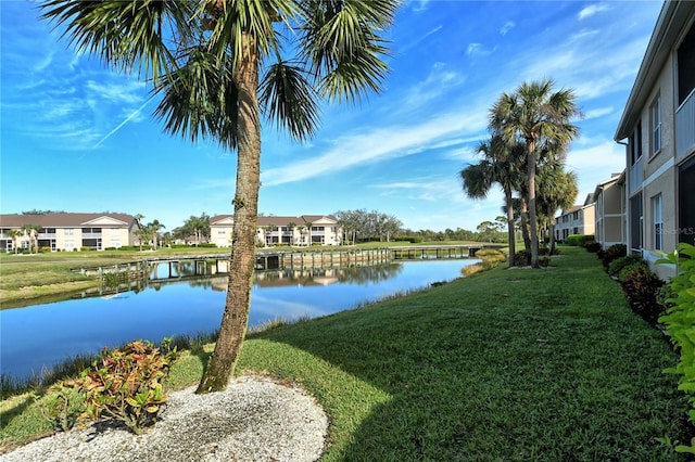 water view with a residential view