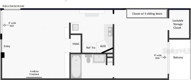 722 S Blvd Of The Presidents Unit 201, Sarasota, FL 34236 - floor plan / room layout