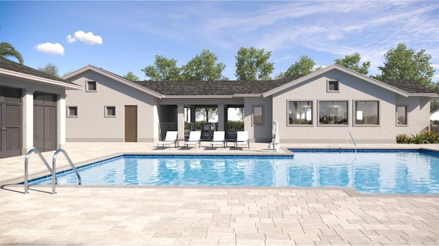 pool featuring a patio