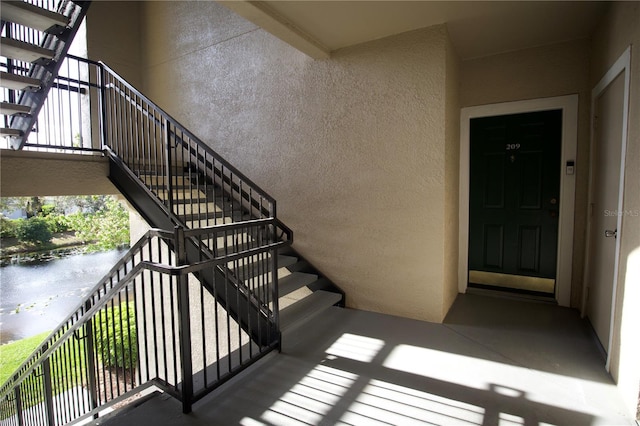 view of staircase