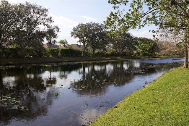 view of water feature