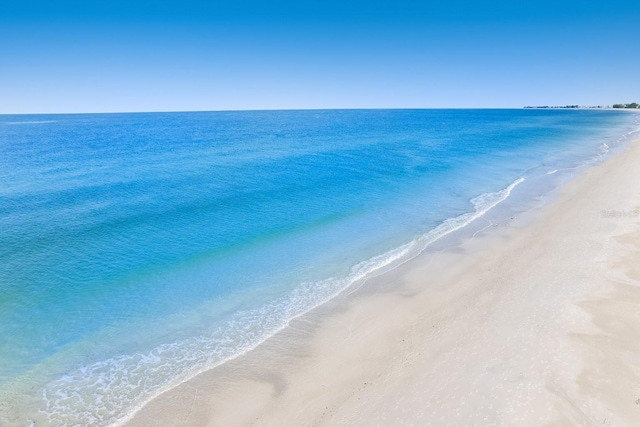 water view featuring a view of the beach