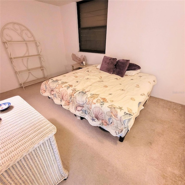 bedroom featuring carpet flooring