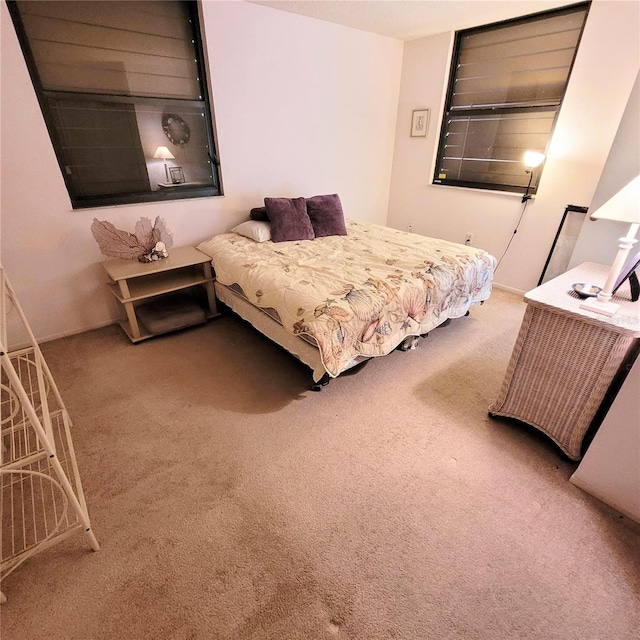 bedroom with carpet flooring