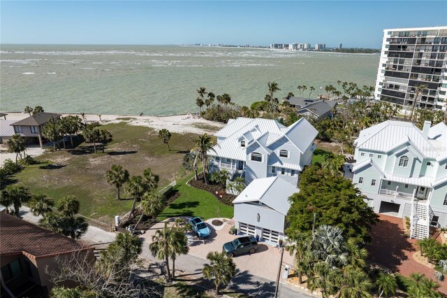 137 Big Pass Ln, Sarasota, FL 34242 - aerial view featuring a water view