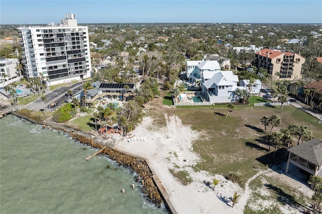 137 Big Pass Ln, Sarasota, FL 34242 - bird's eye view featuring a water view