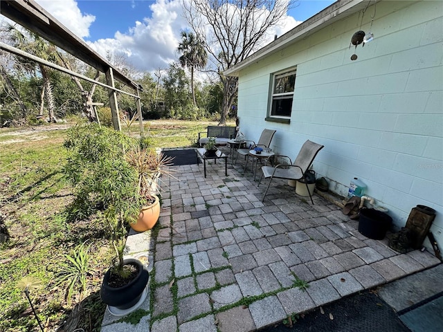 view of patio