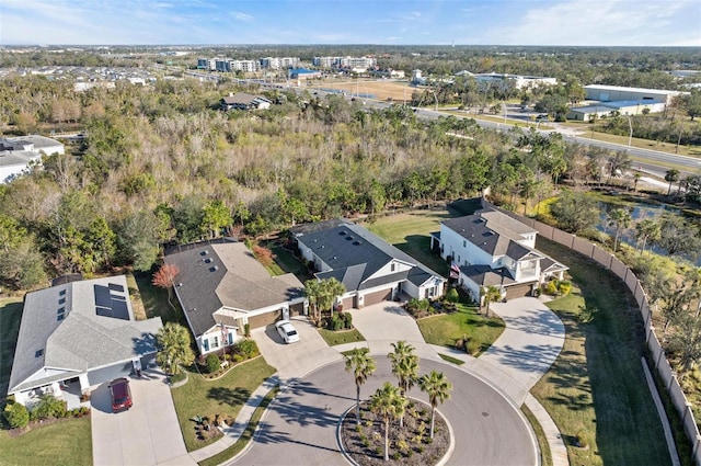 birds eye view of property featuring a residential view