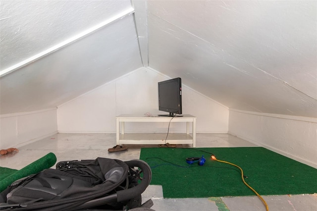 bonus room with lofted ceiling