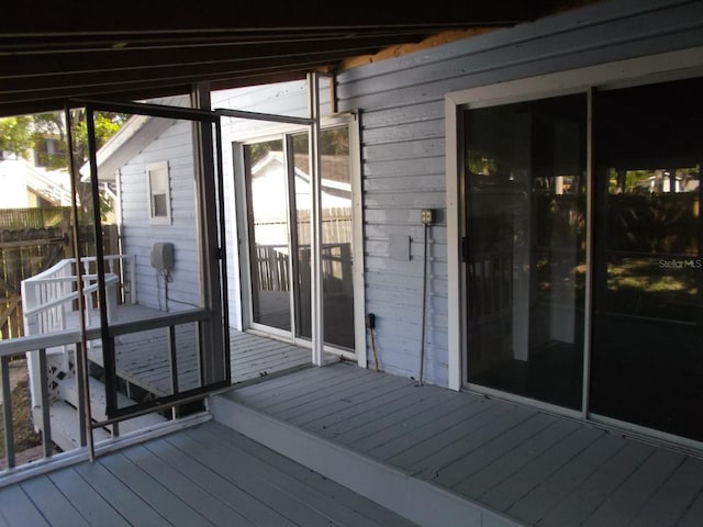 view of deck