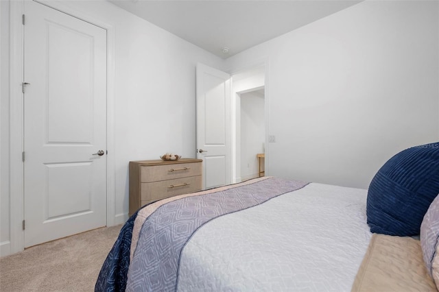 bedroom featuring carpet flooring