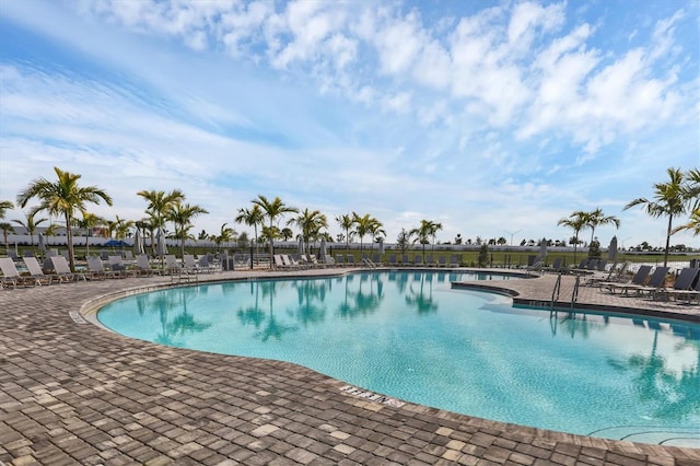 community pool featuring a patio