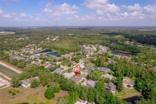 2114 147th Ct E, Bradenton, FL 34212 - birds eye view of property with a water view and a residential view