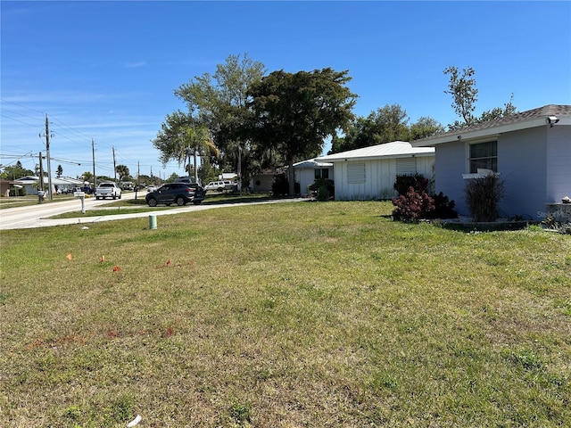 view of yard