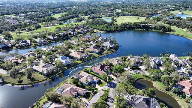 7340 Barclay Ct, University Park, FL 34201 - aerial view of property and surrounding area with nearby suburban area and a large body of water