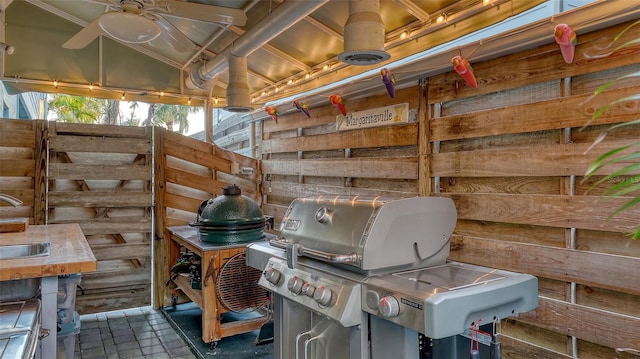 view of patio / terrace featuring area for grilling