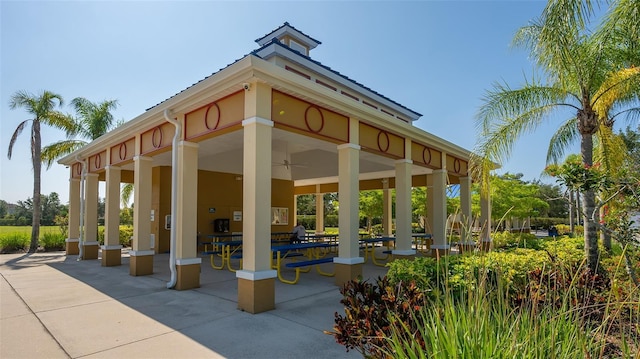 view of home's community featuring a gazebo