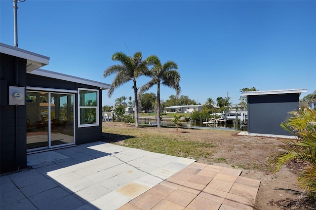 view of yard with a patio