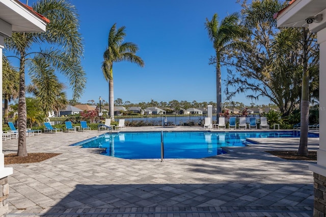 community pool featuring a patio